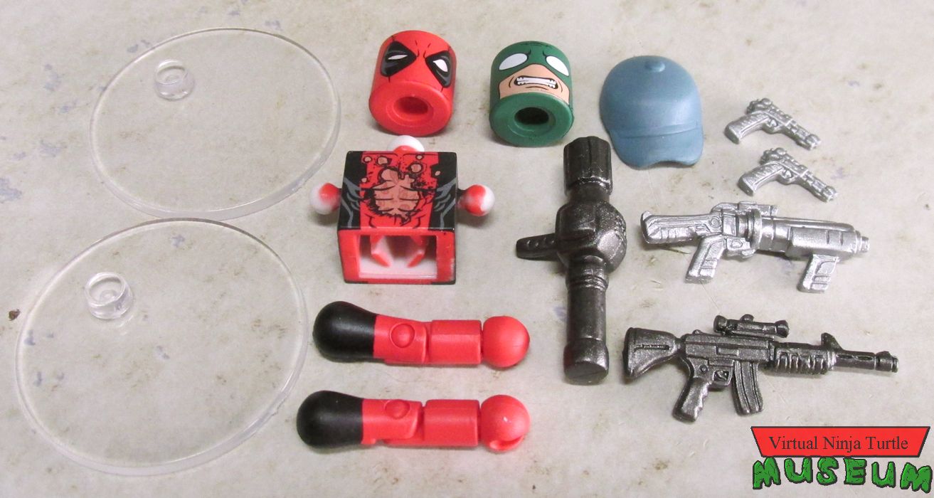 Mascot Deadpool & Bob accessories