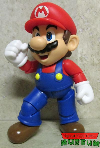 Mario stepping forward