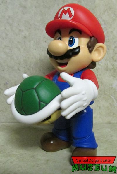 Mario with green shell