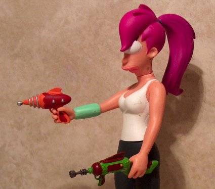 Leela with Guns 2