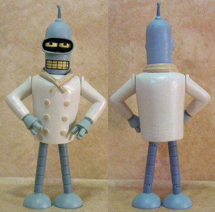Chef Bender front and back