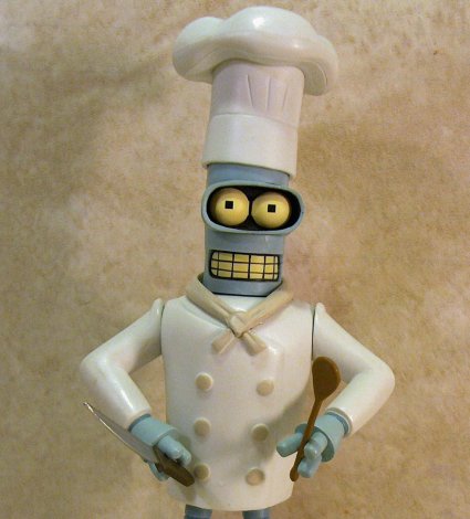Chef Bender with hat
