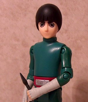 Rock Lee with knife