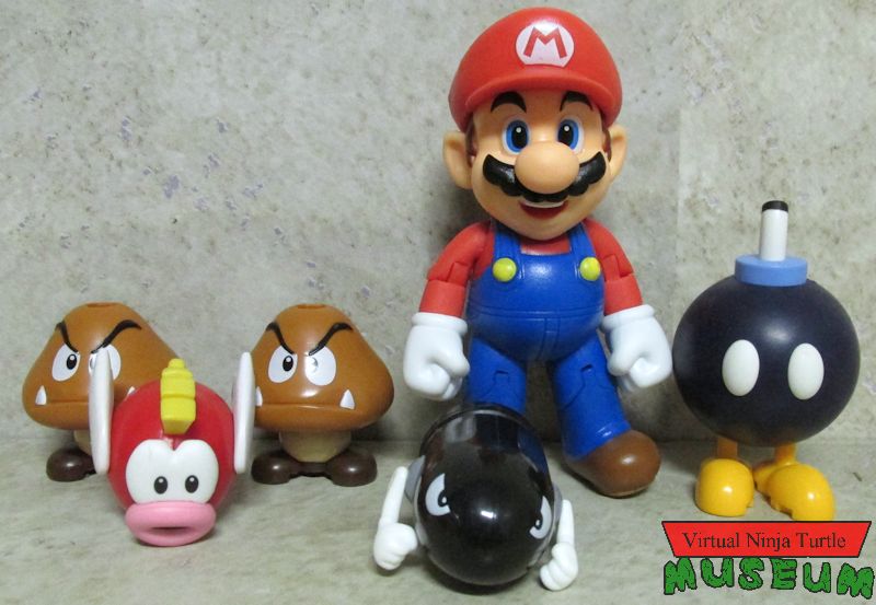 Mario with Knex accessories