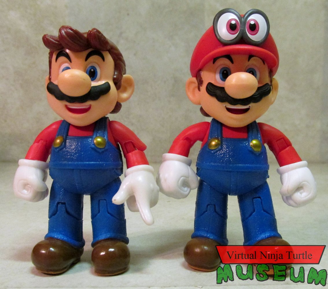 Mario with and without Cappy