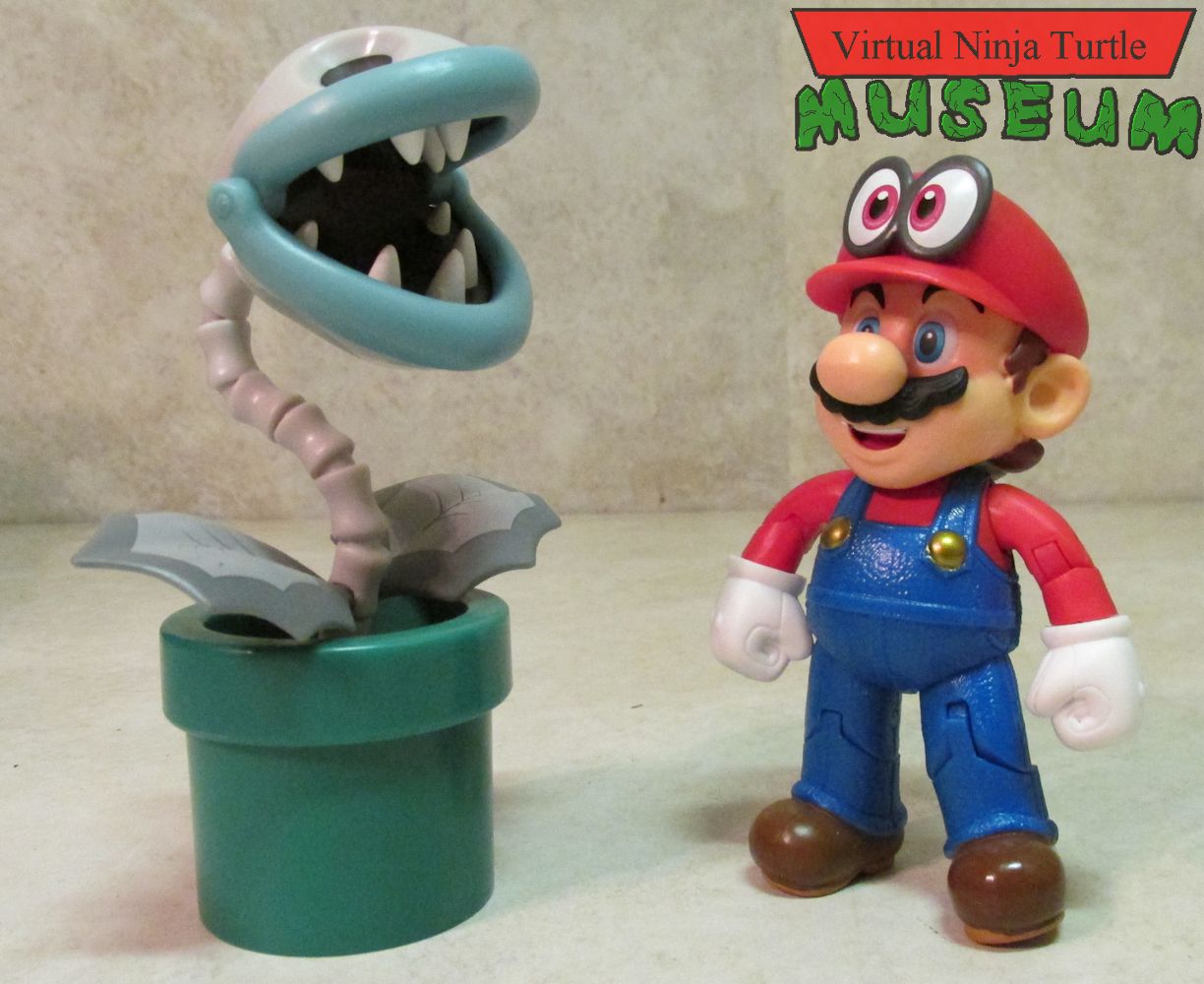 Bone Piranha Plant with Mario