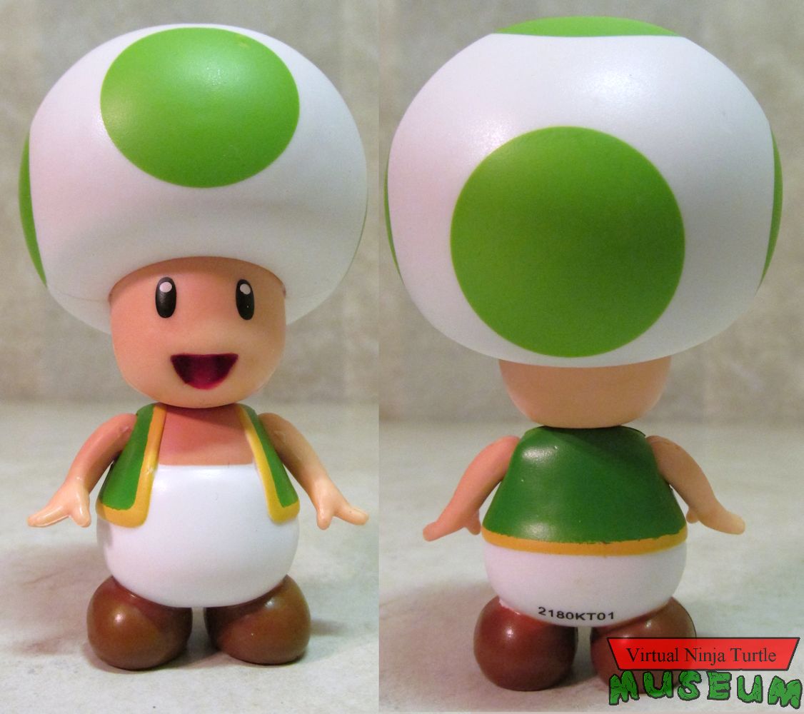 Green Toad front and back