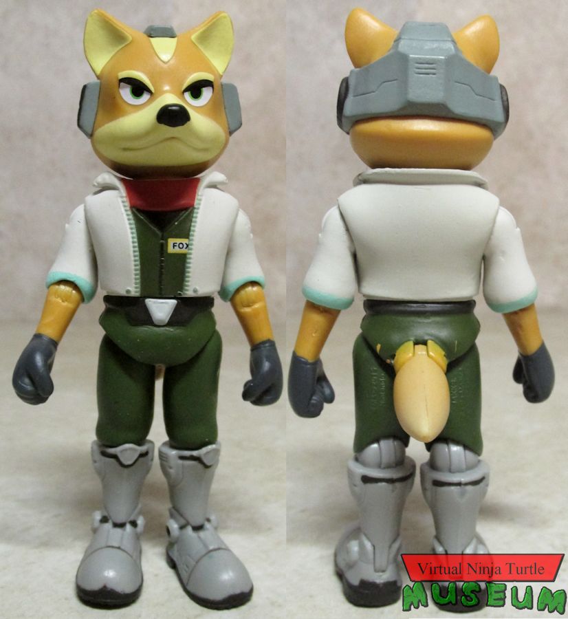 Fox McCloud front and back