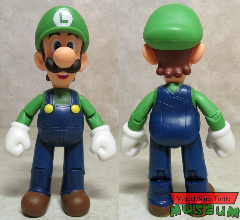 Luigi front and back
