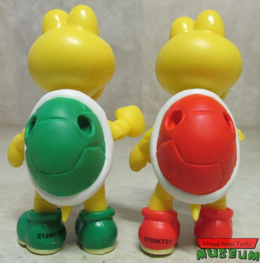 green and red Koopa Troopa rear view