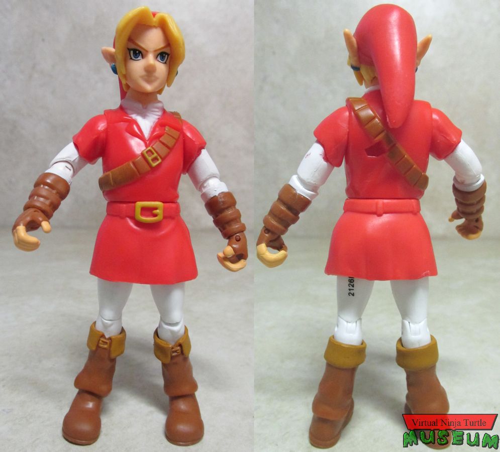 Link in Goron Tunic front and back