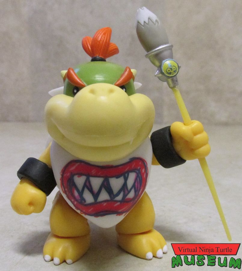 Bowser Jr with paint brush