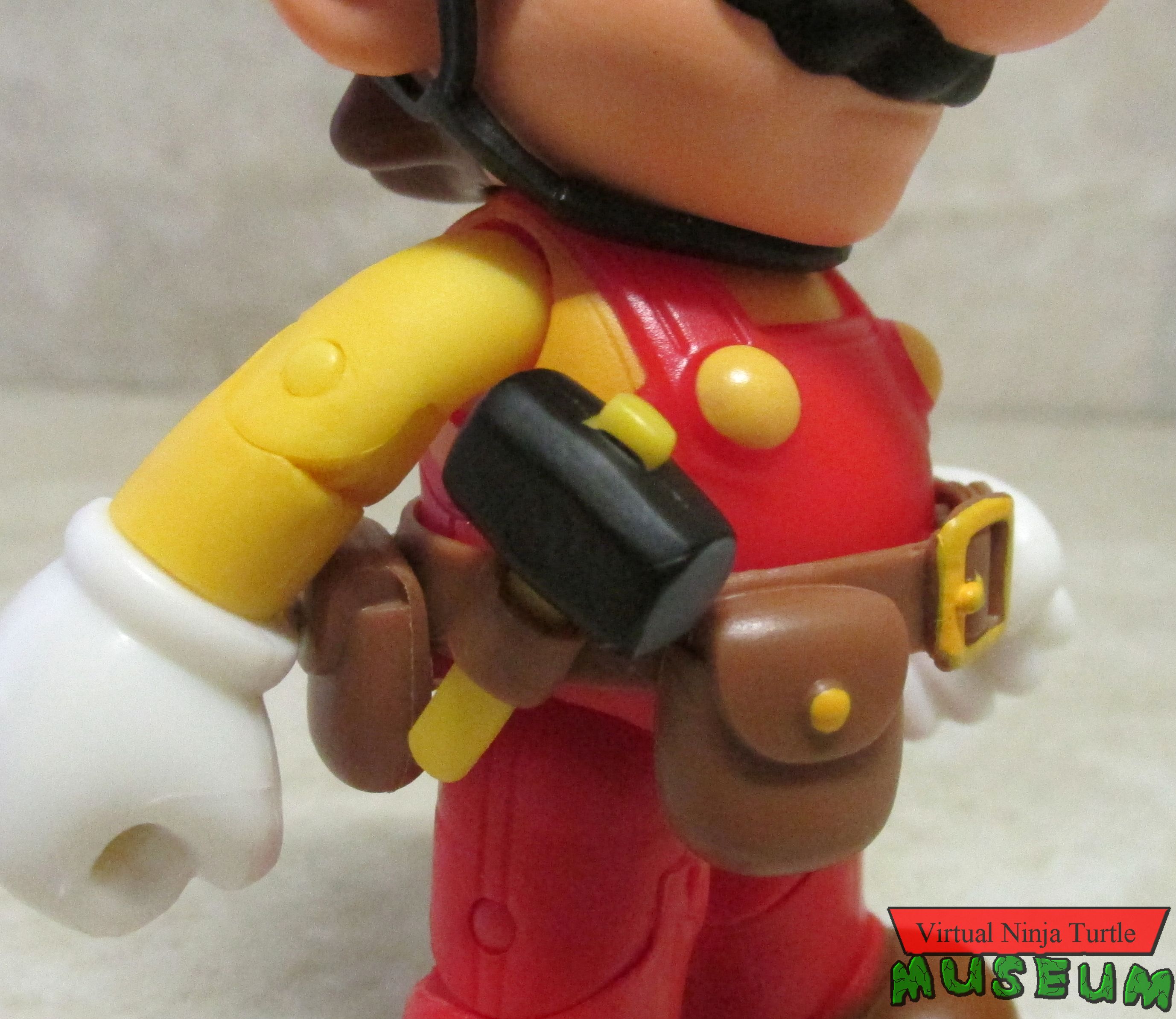 Mario Maker Mario with hammer in belt