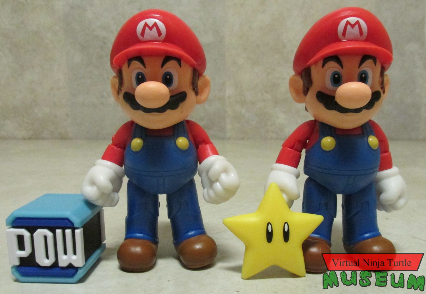 Mario with POW Block and Star