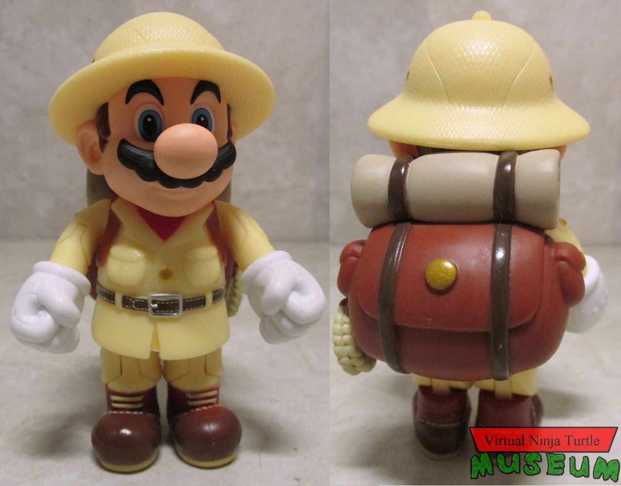 Explorer Mario front and back