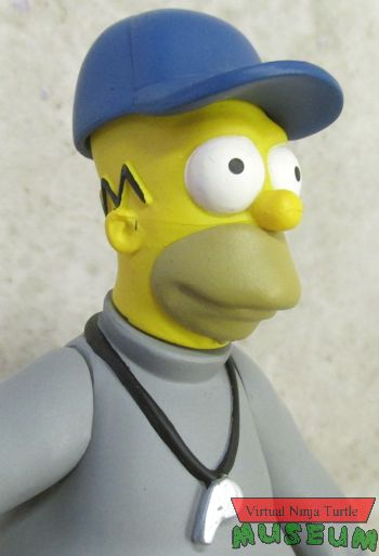 Coach Homer wearing cap