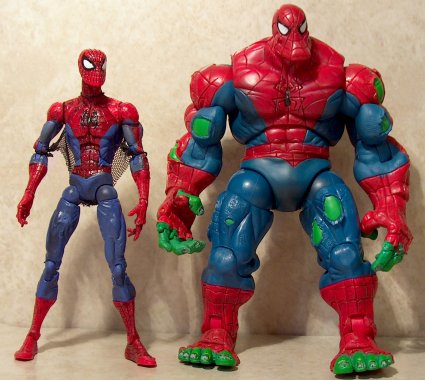 spider hulk toy biz