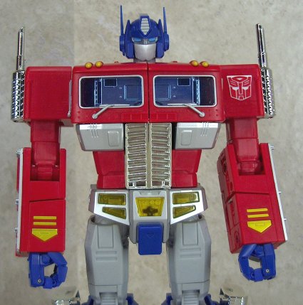 Optimus Prime close up