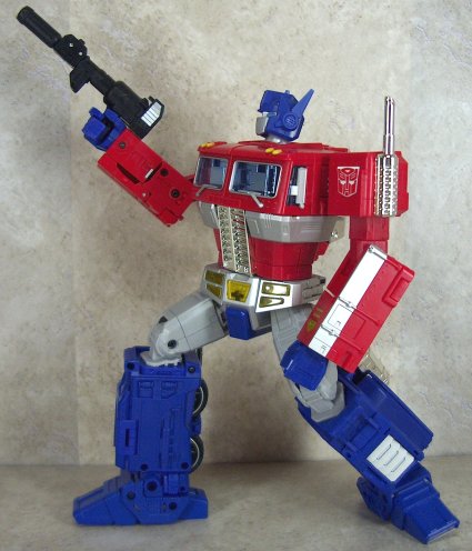 Optimus Prime posing