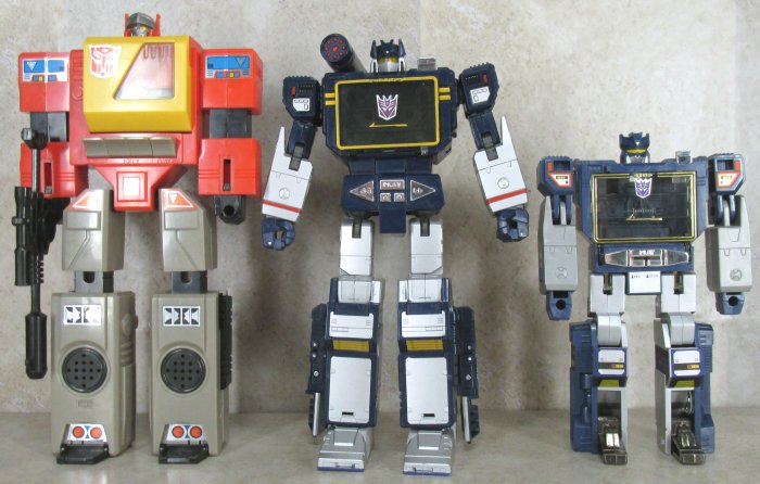 G1 Blaster, MP Soundwave and G1 Soundwave