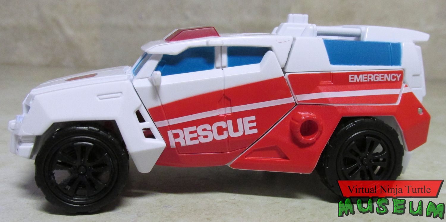 First Aid vehicle side view