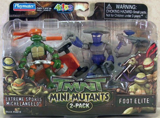 TMNT Mini Mutants Series 3 Two Packs (Extreme Sports) Review