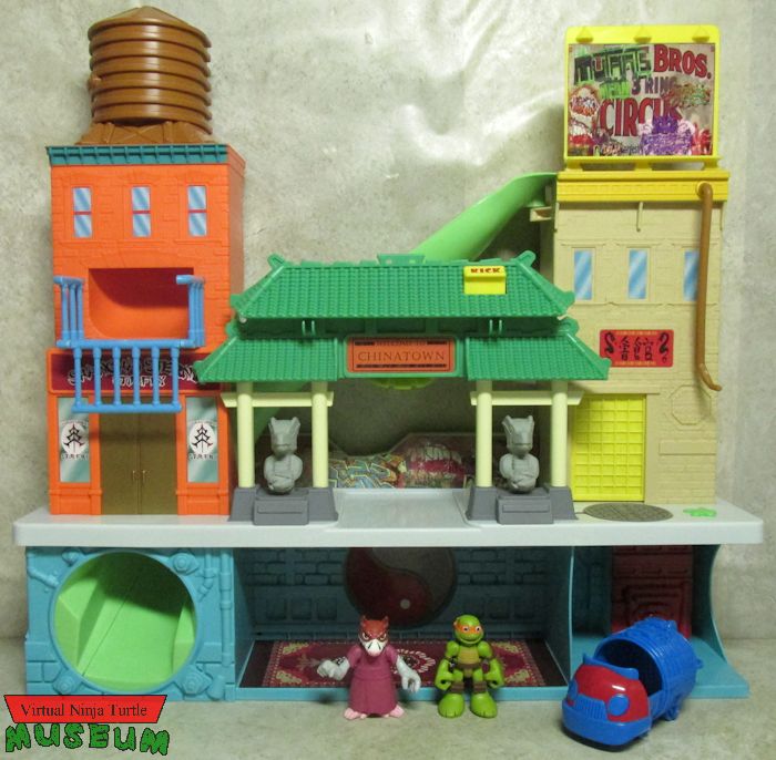 ninja turtle chinatown playset