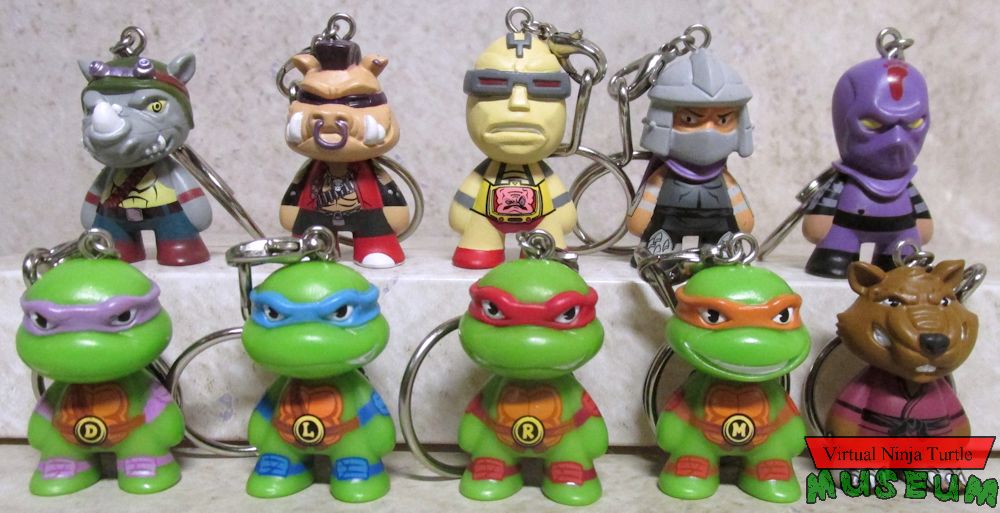 Kidrobot Teenage Mutant Ninja Turtles Krang Keychain Series TMNT 