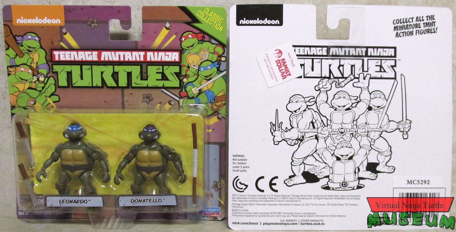 Teenage Mutant Ninja Turtles Original Classic Mutant Basic Action Figure  4-Pack