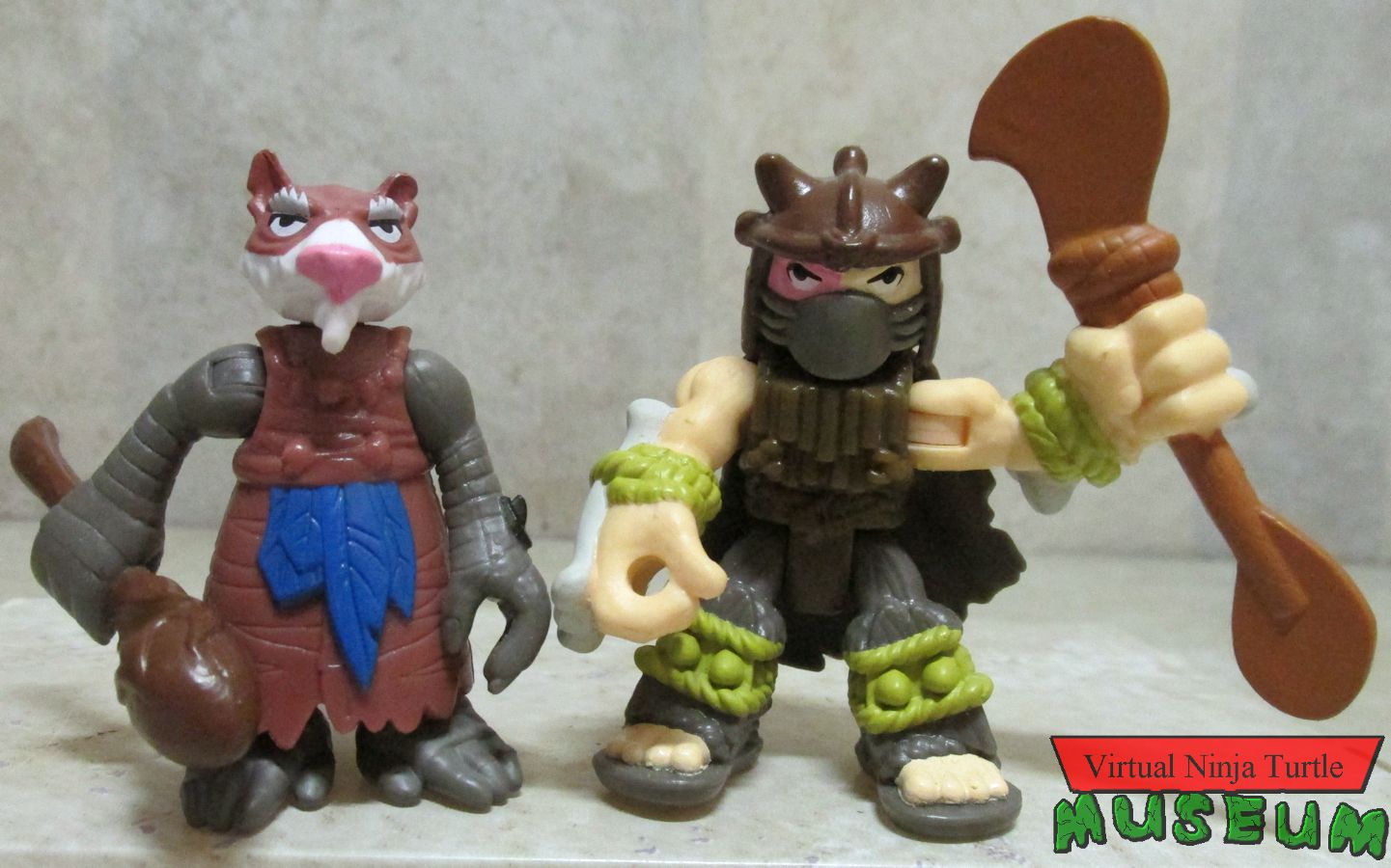 Splinter & Shredder front and back