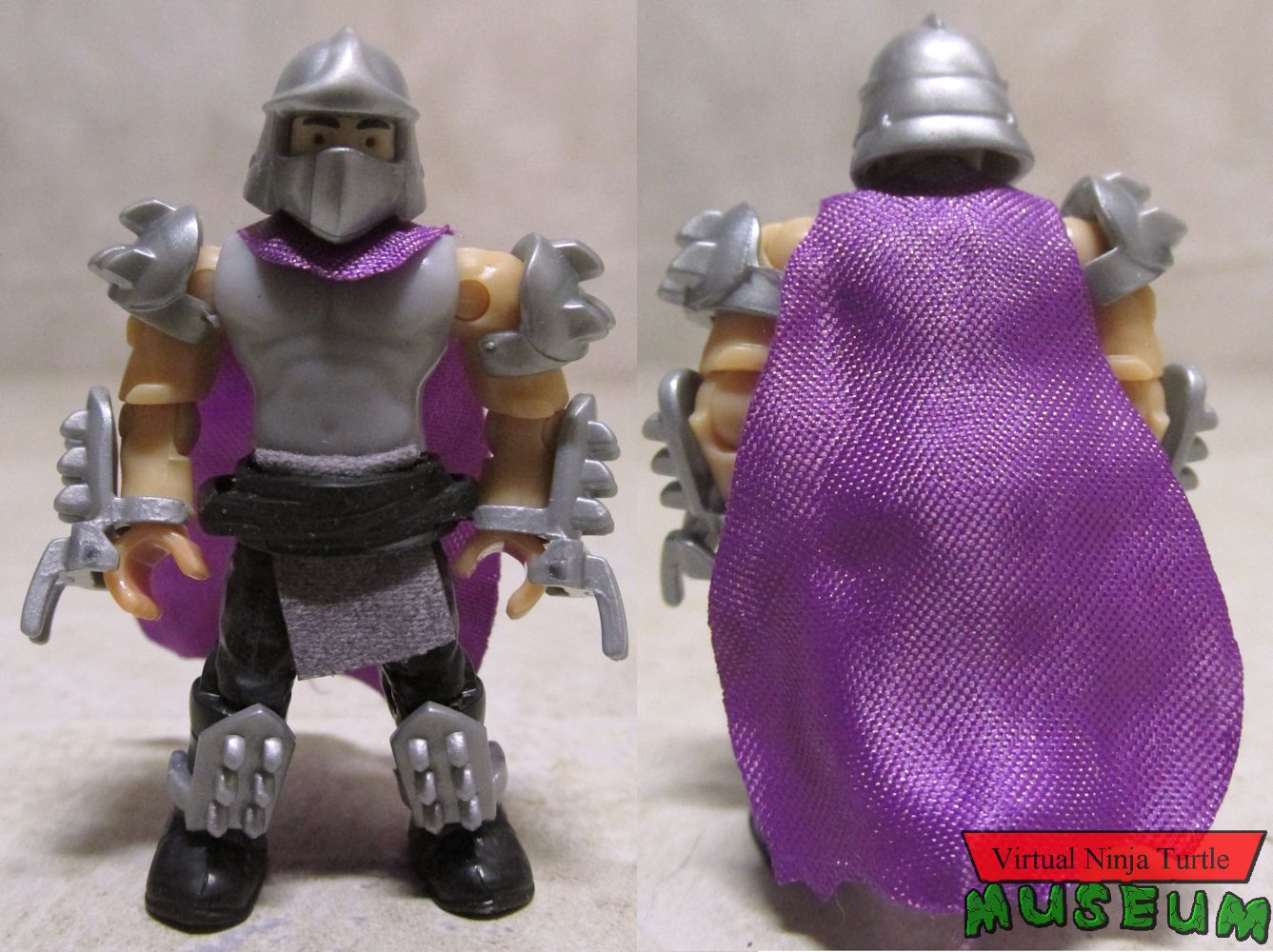 Shredder front and back