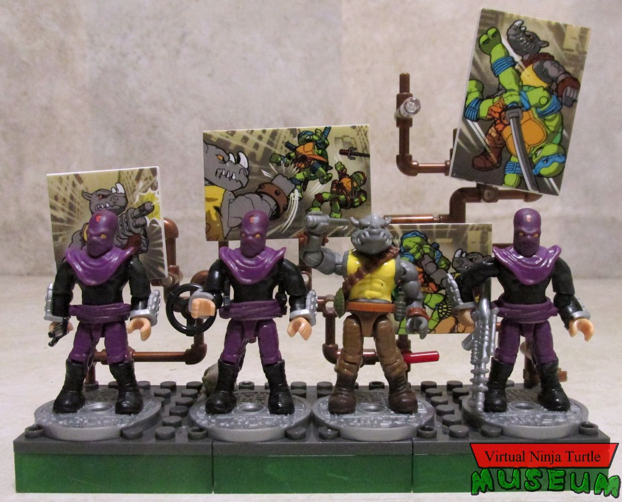 Teenage Mutant Ninja Turtles Mega Bloks DMW28 Collector Series Rocksteady 