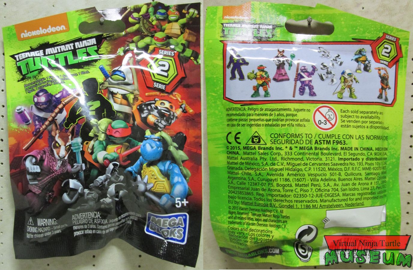 Mega Bloks Blind Bags Lot of 10 Teenage Mutant Ninja Turtles  *NEW* SEALED* S1 
