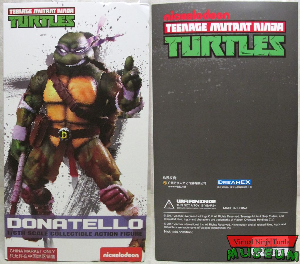 Donatello box front and back