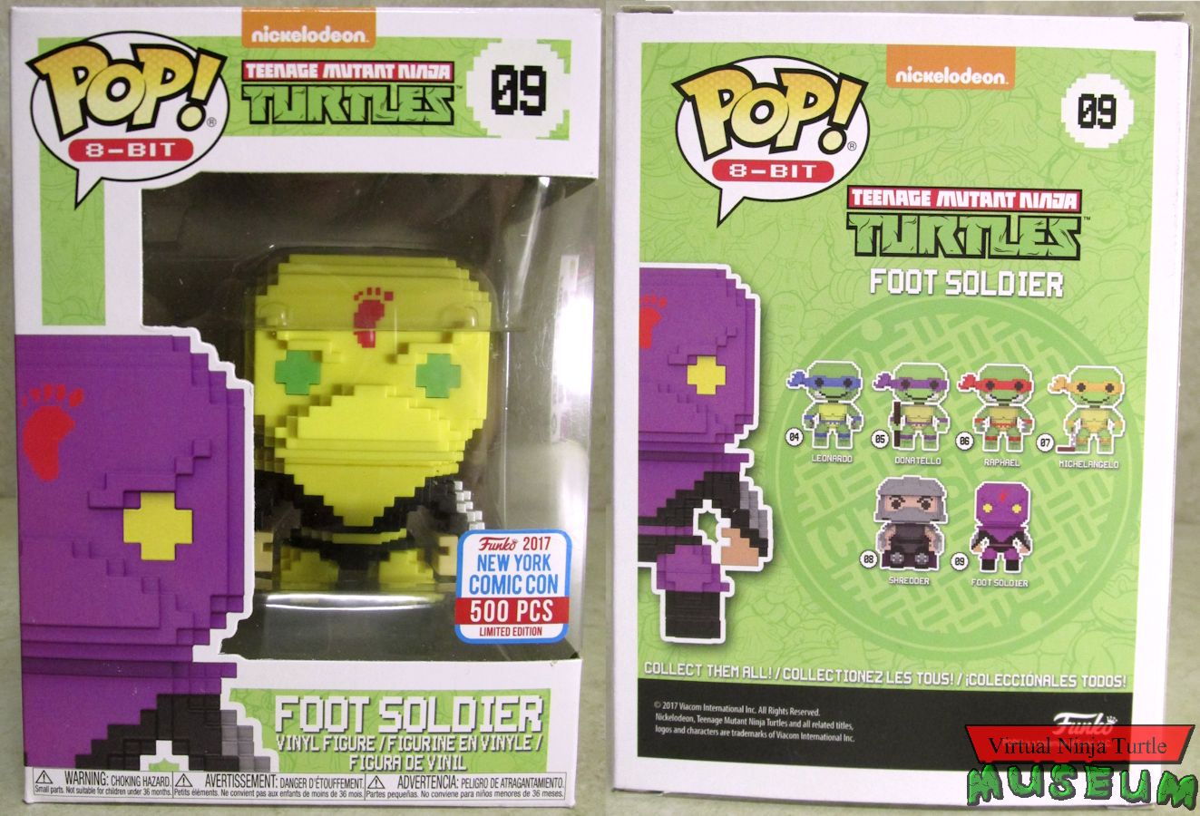 Funko Pop 8 Bit Foot Soldier vinyl figure