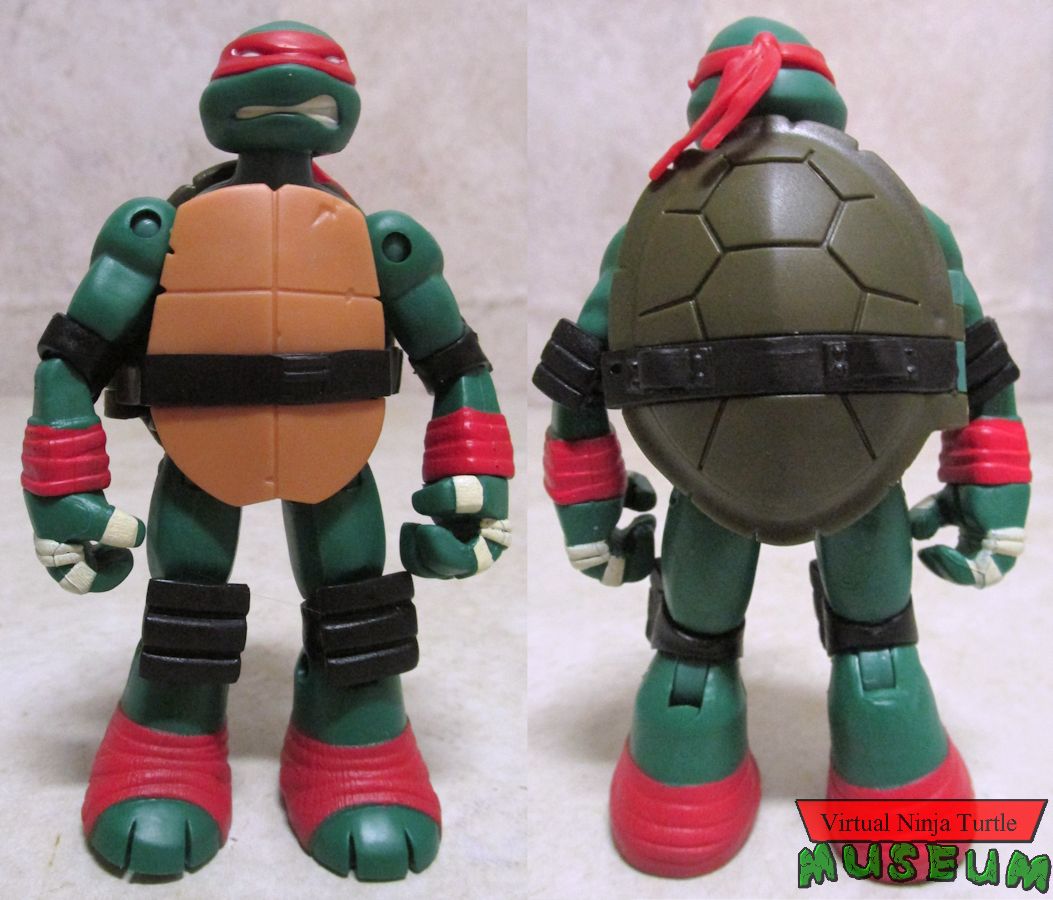 Battle Shell Raphael front and back