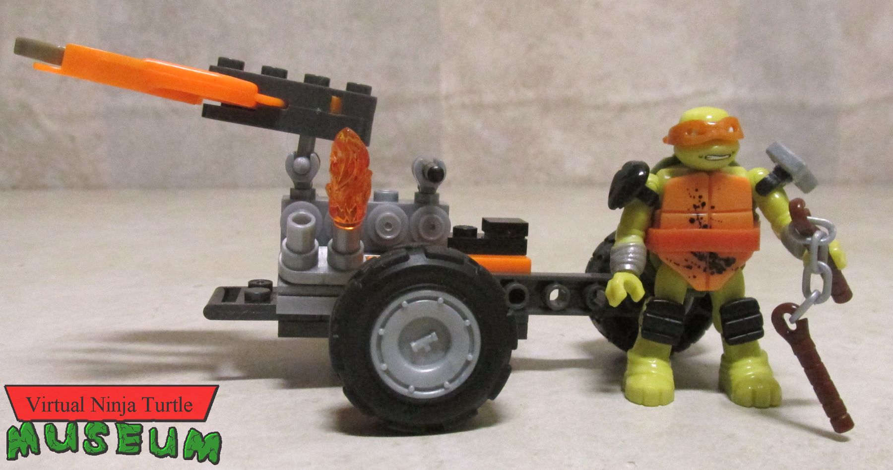 MEGA Construx Teenage Mutant Ninja Turtles Mikey Stealth Tour Trike Fcc54 64 Pcs for sale online 