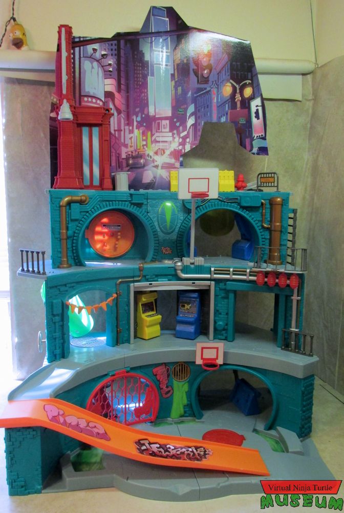 Details about   The Rise of the Teenage Mutant Ninja Turtles Epic Sewer Lair Playset 