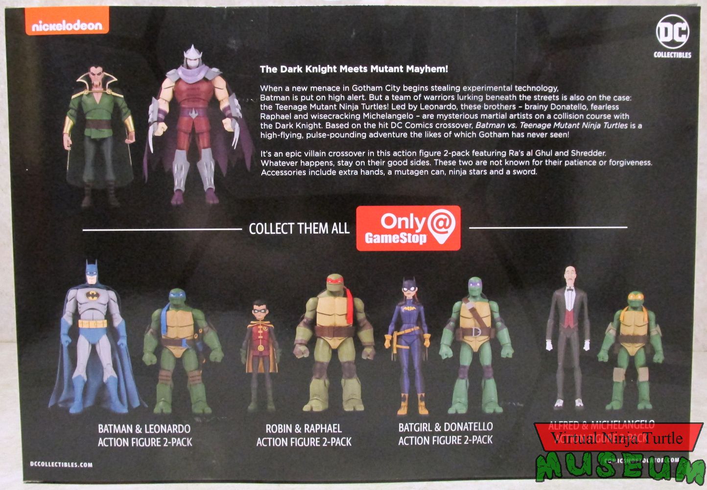 DC Teenage Mutant Ninja Turtles Batman vs TMNT Ras Al Ghul Shredder  Exclusive Action Figure 2-Pack DC Collectibles - ToyWiz