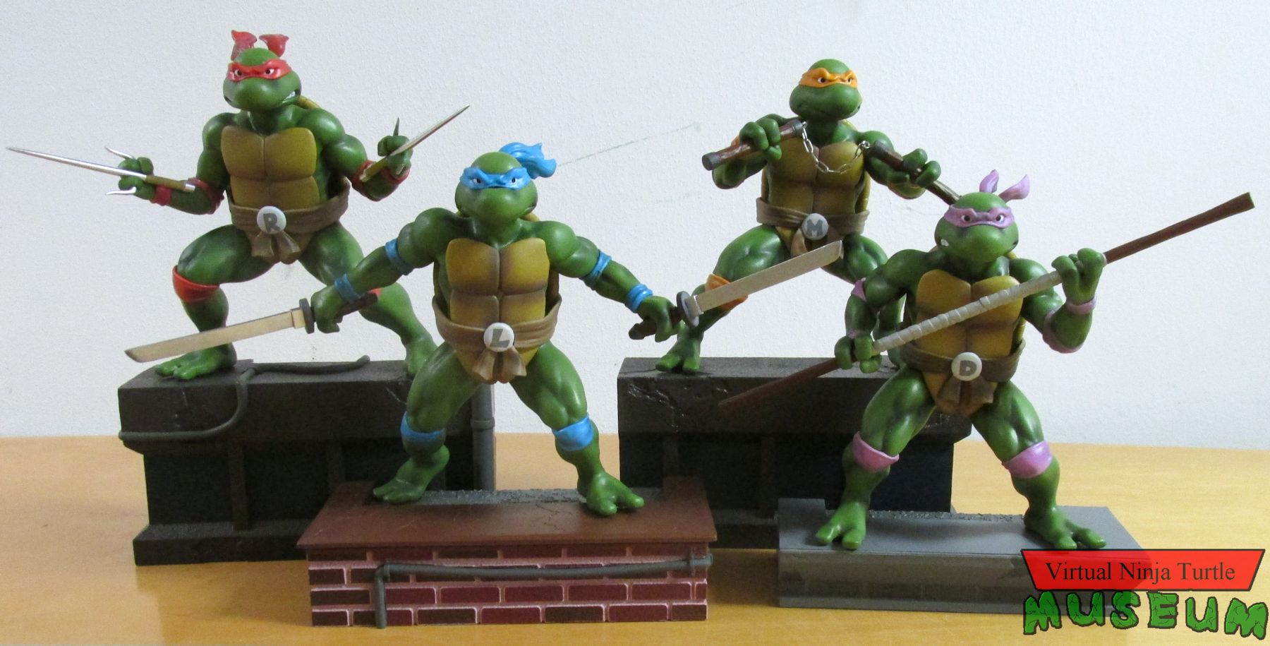 PCS TNMT Tartarugas Ninja 1/8 Full PVC Set c/ Michelangelo