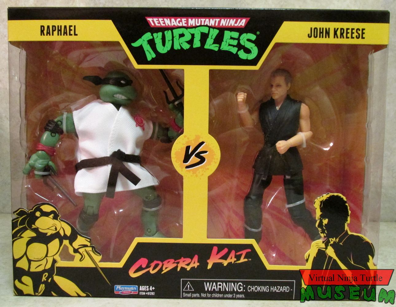 Raphael vs John Kreese box front