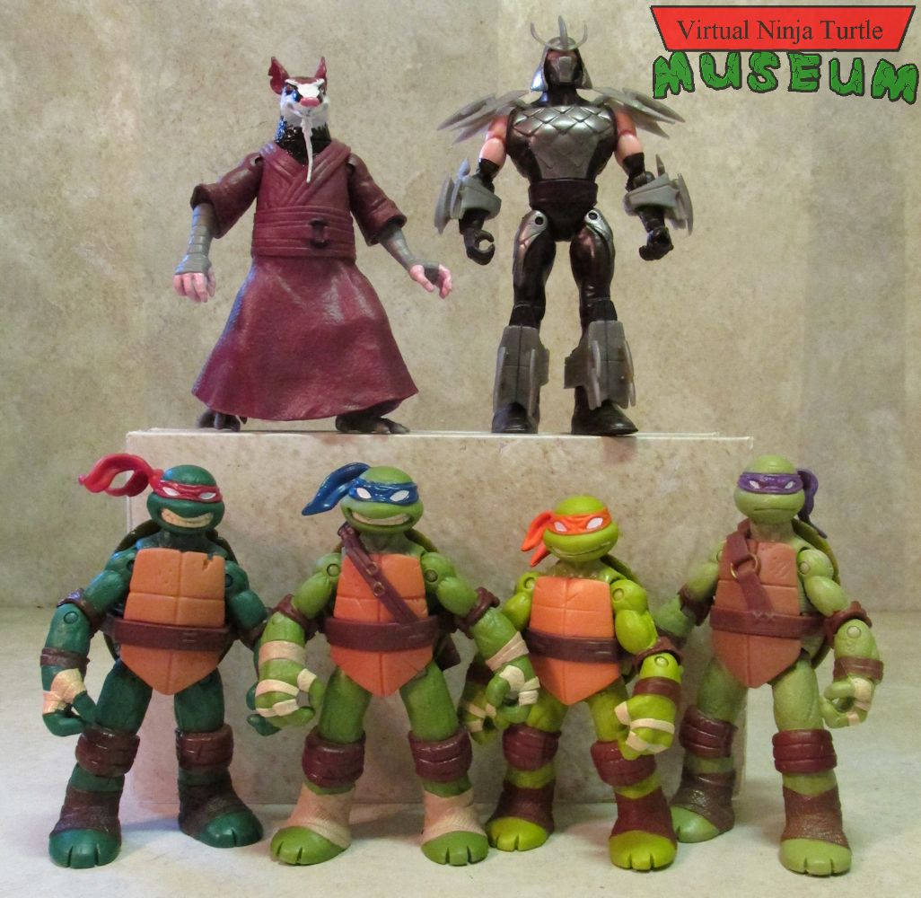 Playmates Teenage Mutant Ninja Turtles 2012 Turtle Figures Collection  6-Pack