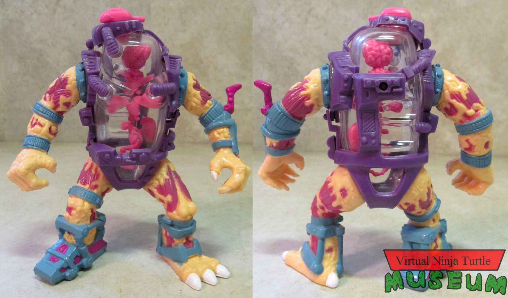 Mutagen Man front and back