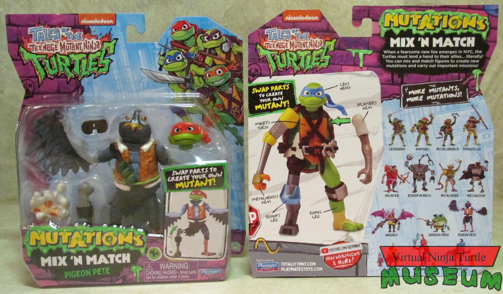 Teenage Mutant Ninja Turtles Tales of the TMNT Mutations Mix N Match Pigeon Pete