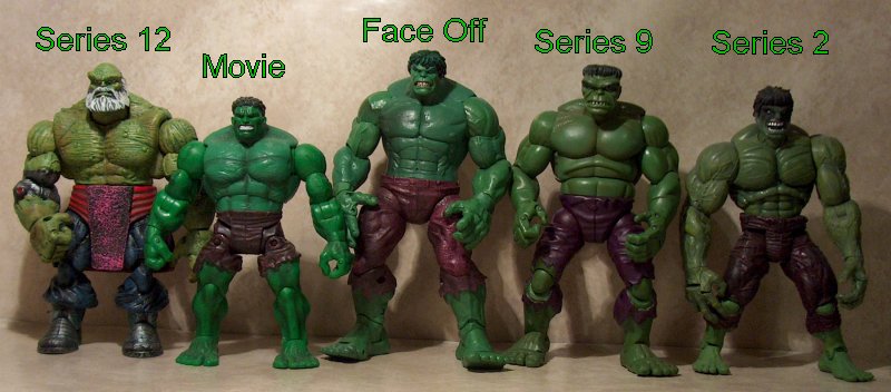 Marvel legends face off hulk hot sale