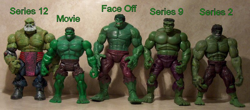 face off hulk action figure