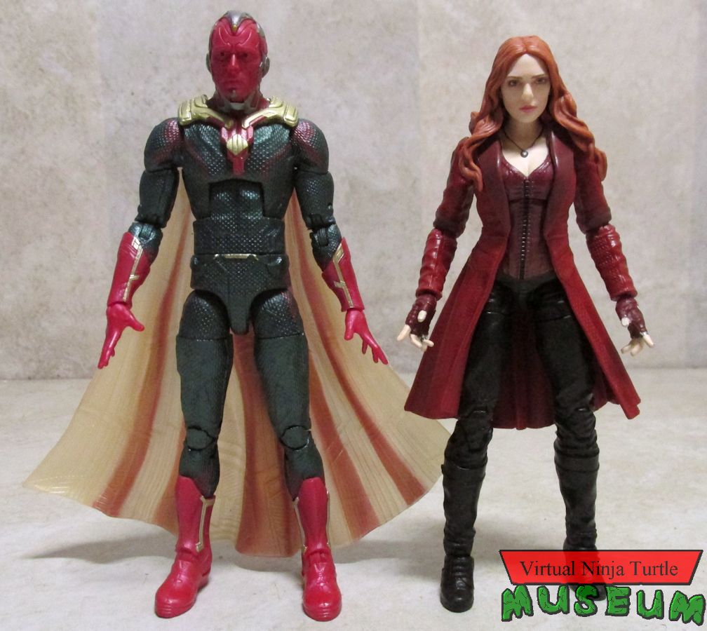 marvel legends vision scarlet witch