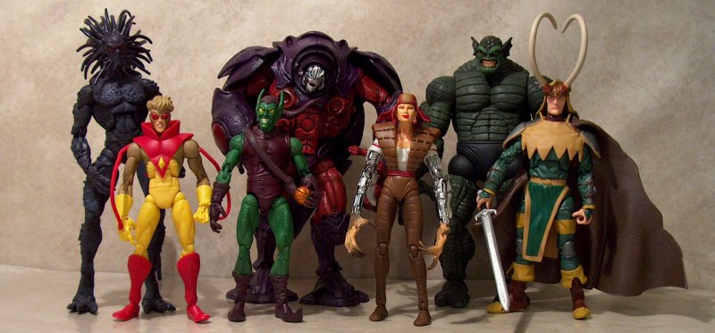 Marvel Legends Series 13: Onslaught Series.