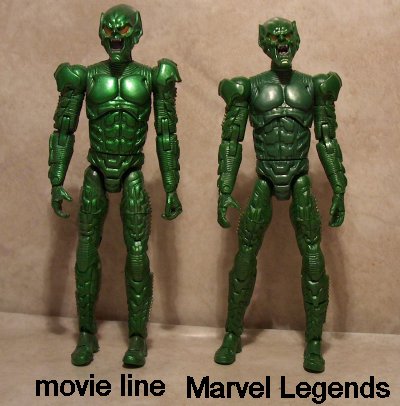 marvel legends green goblin sandman