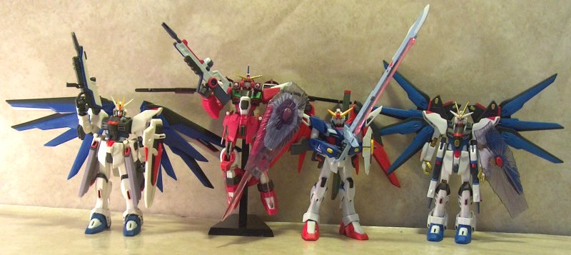 gundam seed action figures